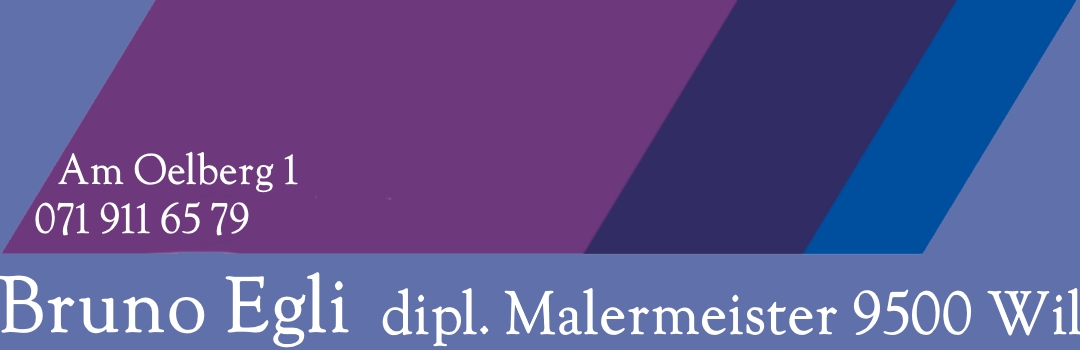 Bruno Egli Malergeschäft Logo