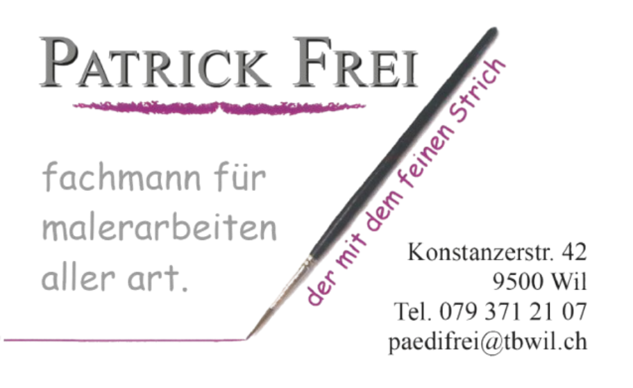 Patrick Frei Maler Logo
